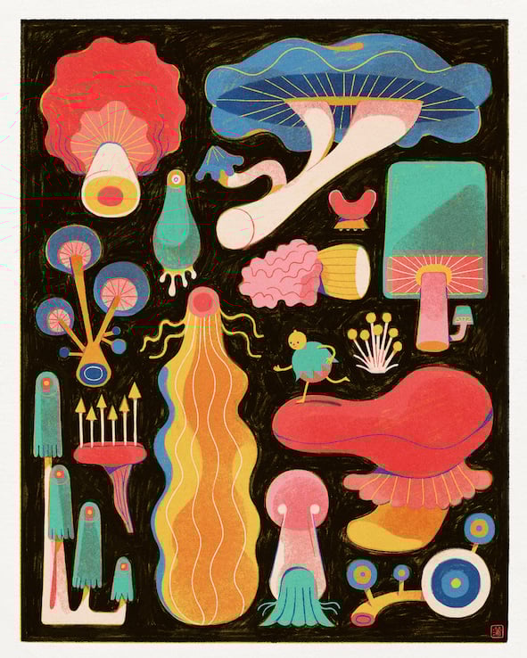 Fictitious Mushrooms