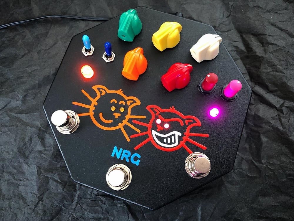 Image of SUPER PURRER - hand-painted