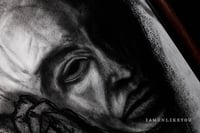 Image 2 of I Won't Feel the Same 18 x 24" [Original Charcoal Drawing Framed]