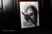 Image 1 of I Won't Feel the Same 18 x 24" [Original Charcoal Drawing Framed]