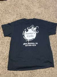 Image 1 of Baumer's  bomb logo tshirt