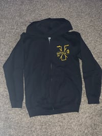 Image 1 of handle bar zip up hoodie 