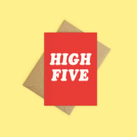 Image 1 of High Five congratulations card