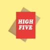 High Five congratulations card