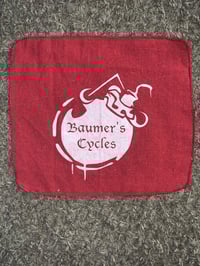 Bomb logo shop rag