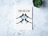 Four for a Boy - Baby Boy Card