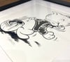 SH*TS All Folks - FRAMED ORIGINAL INKING 