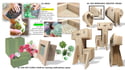 Vertical Succulent Heart Shaped Planter Boxes: