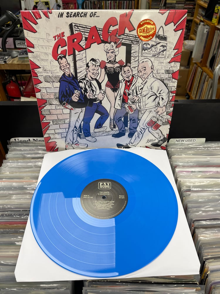 Image of The Crack-In Search of…LP (Generation Records Exclusive Blue Vinyl)
