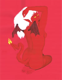 'The Flame' Goclee print