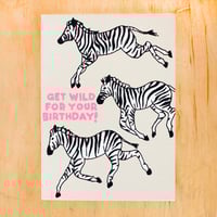 Wild Birthday Greeting Card