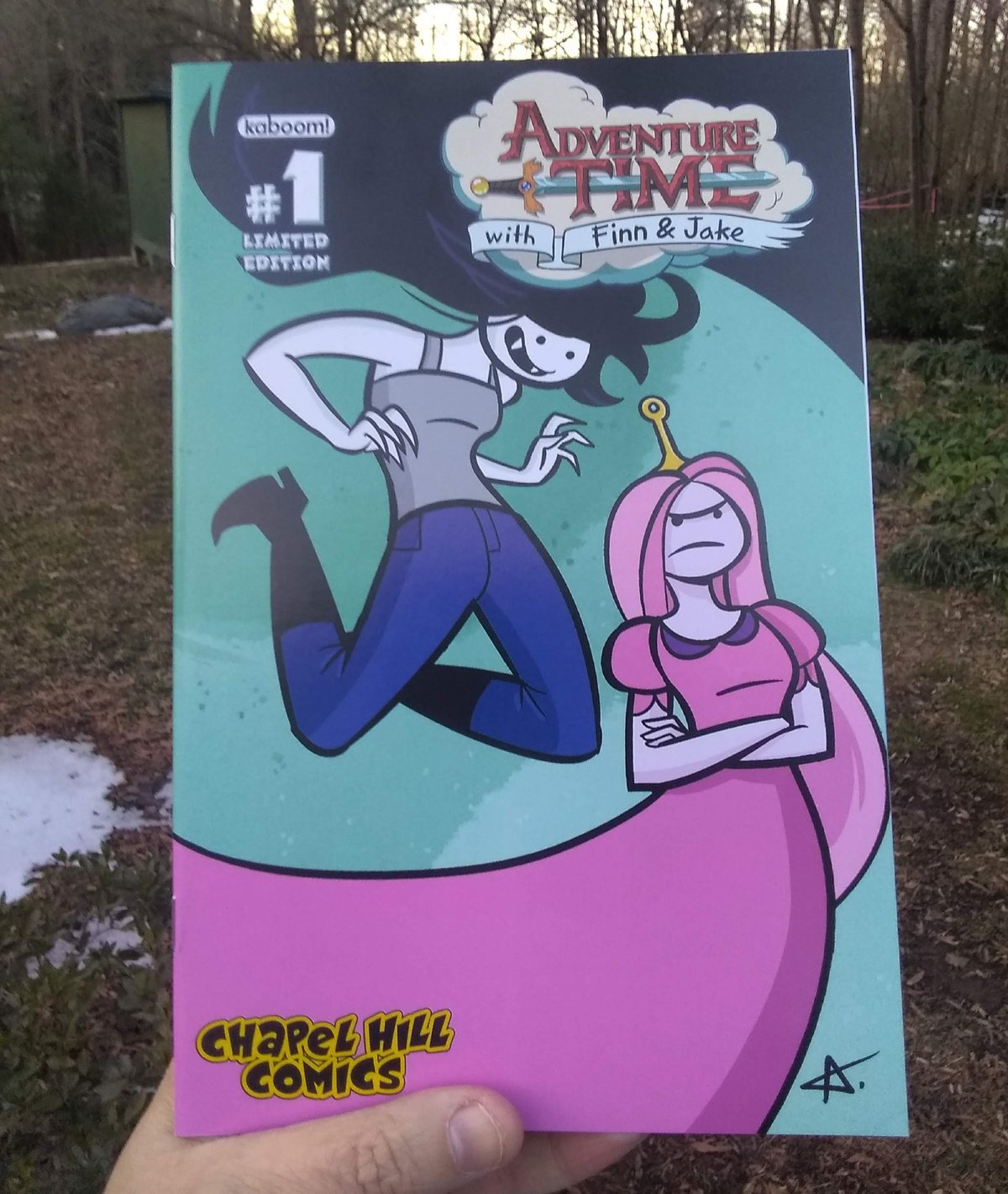 Image of Adventure Time #1 Chapel Hill Comics Cover