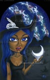 Drawing The Moon In The Desert Open Edition Print