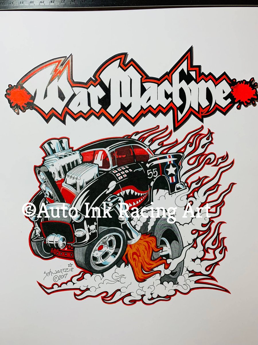 Image of War Machine Art Print