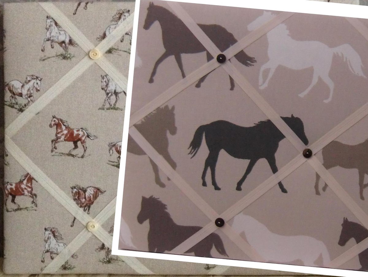 Horses Memo Boards beautifulanduseful.co.uk Framed, Box Framed Memo