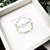 Image 1 of Framed Wedding Print 