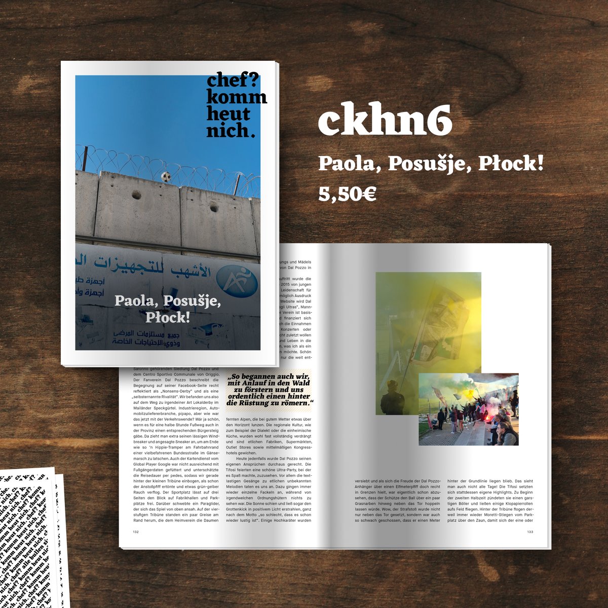 Heft – chef? komm heut nich. – Ausgabe 6