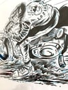 Wolfboy - FRAMED ORIGINAL INKING