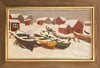 20th Century Swedish School ‘Harbour under Snow’