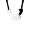 NECKLACE SEA TREASURES N401 _ WHITE AND BLACK