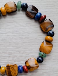 Image 3 of Tiger Eye Colored Stone Bracelets