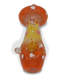 Image 2 of Orange Mushie Pipe & Mush-Stash Tube