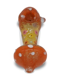 Image 3 of Orange Mushie Pipe & Mush-Stash Tube