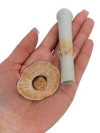 Image 5 of Orange Mushie Pipe & Mush-Stash Tube