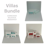 Image of Corbusier / Bauhaus / Modernist Villas  - SVG / PDF digital files