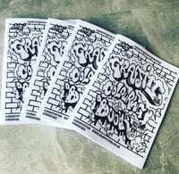 Graffiti colouring book 