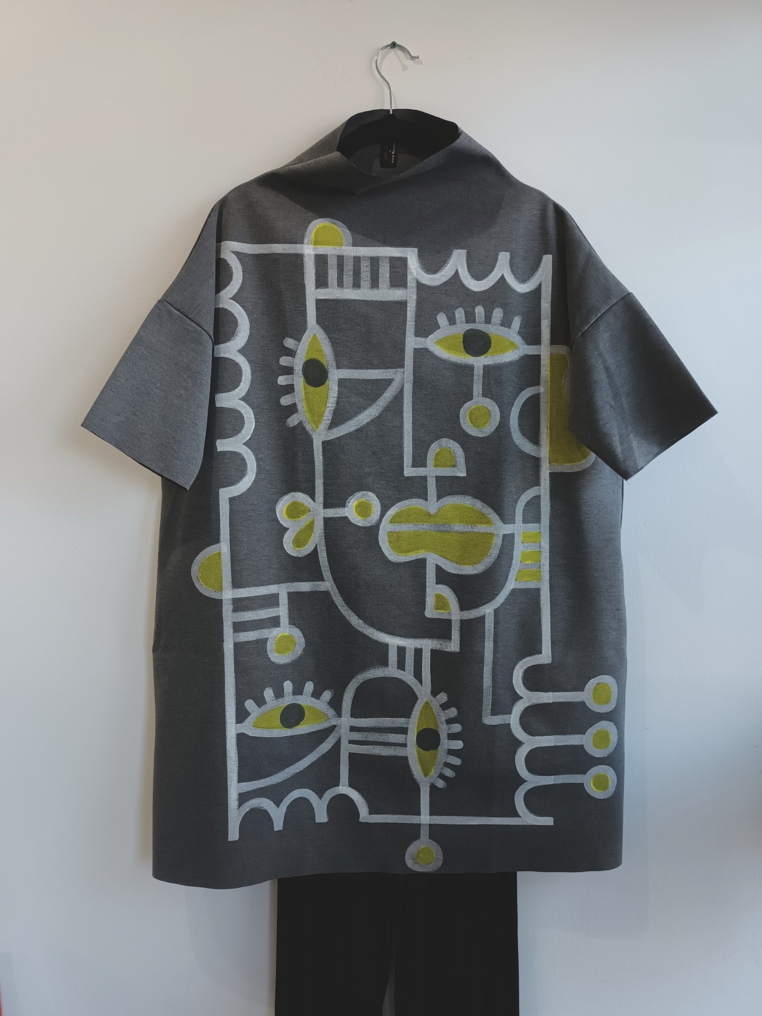 Image of painted tunic, scuba