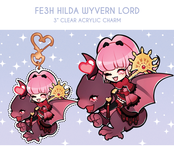 Image of Hilda Acrylic Charm