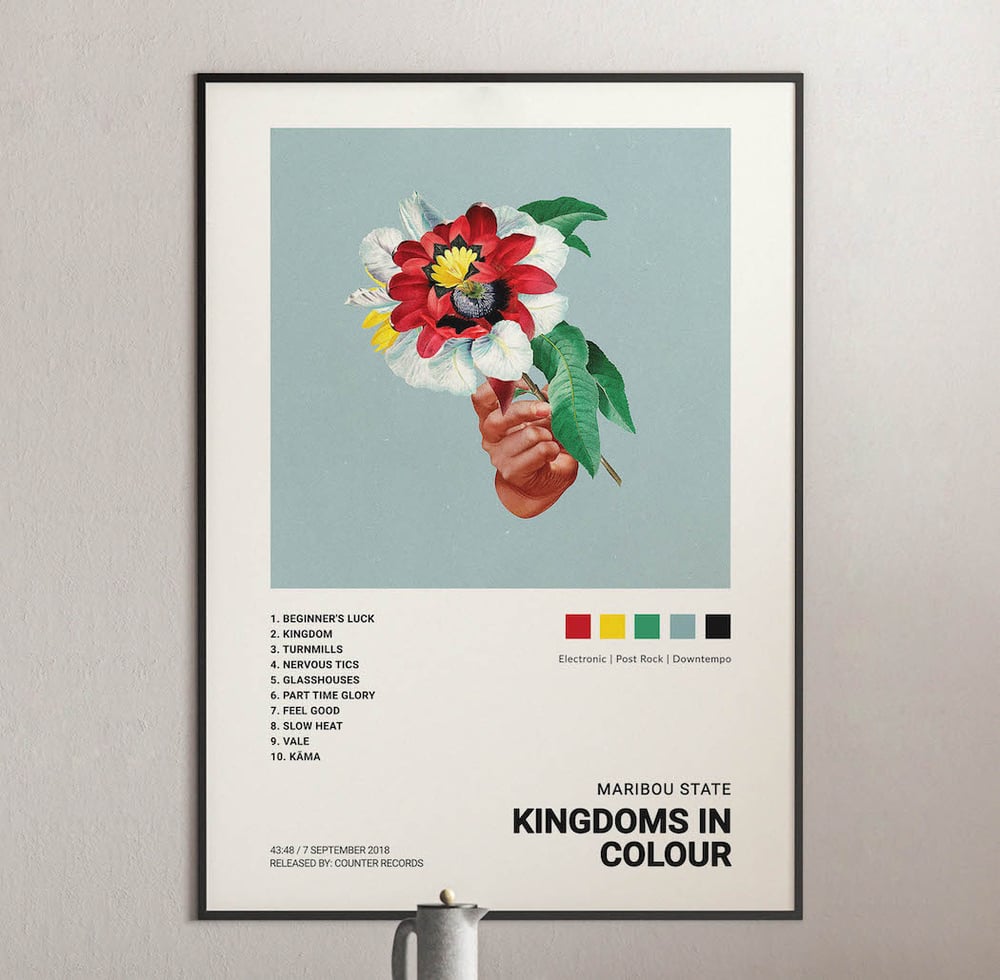 Maribou State - Kingdoms In Colour Album Cover Poster