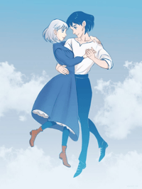 Howl and Sophie Poster