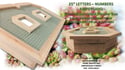 Vertical Succulent Planter Box Any Four Large Letters Numbers