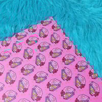 Image 2 of Coffin chocolate box luxury gift wrap - pink - a2 gift wrap sheets