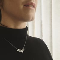 Image 2 of Quad Delta Necklace