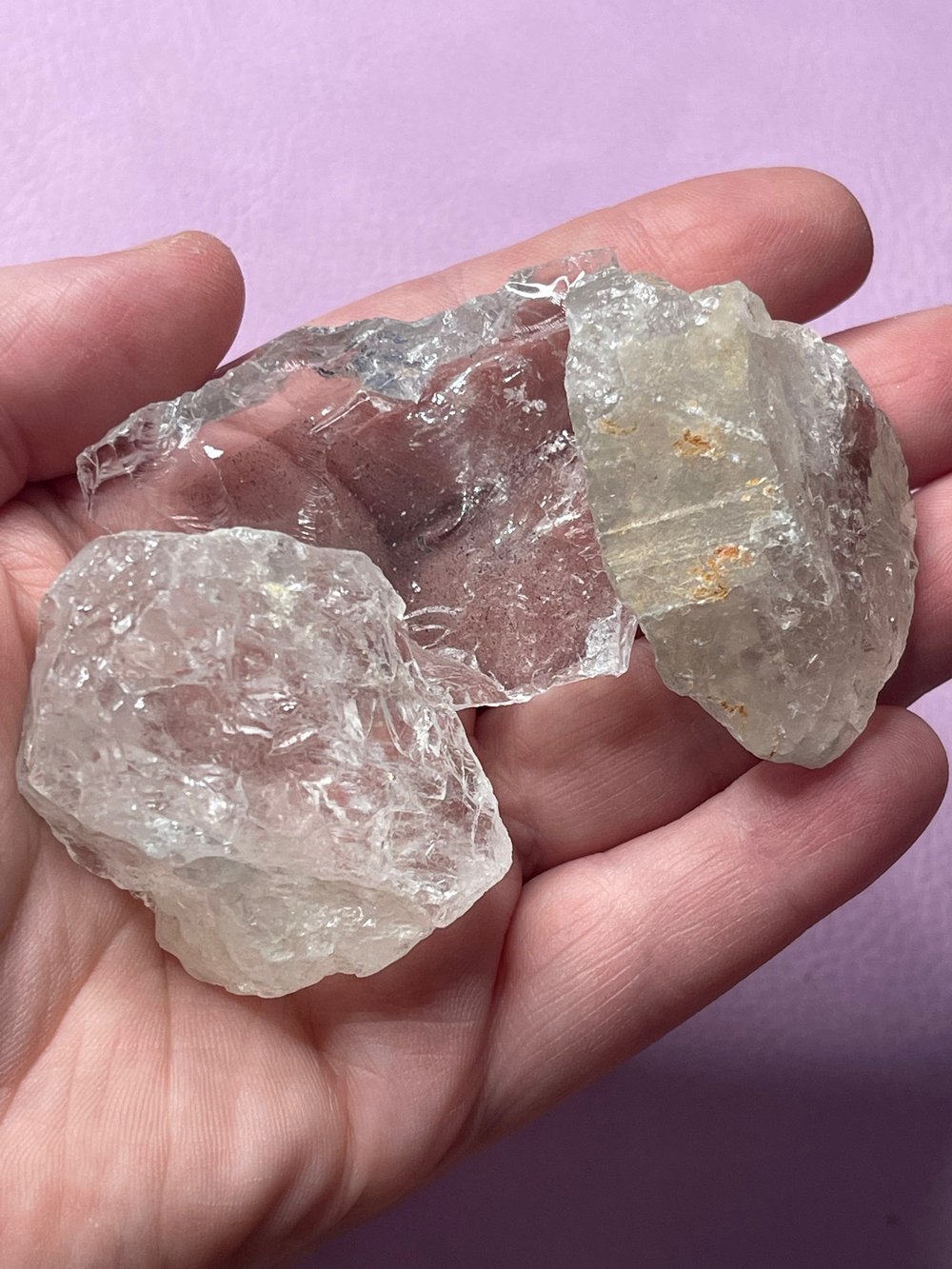 Image of Clear quartz raws 