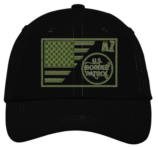 Image of ARIZONA  - US FLAG / USBP LOGO HAT (PRICE INCLUDES SHIPPING)