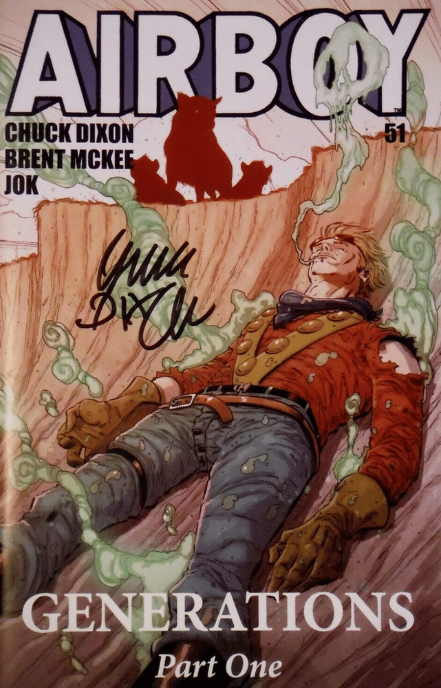 Image of AIRBOY #51 (Chuck Dixon SIGNED Standard Cover)