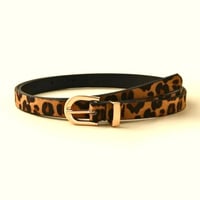 LEOPARD WAIST BELT