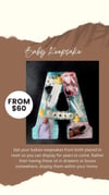 Baby keepsake jumbo letter 