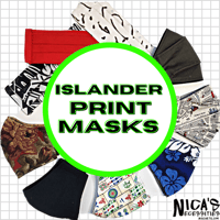 Image 1 of Islander Print Masks