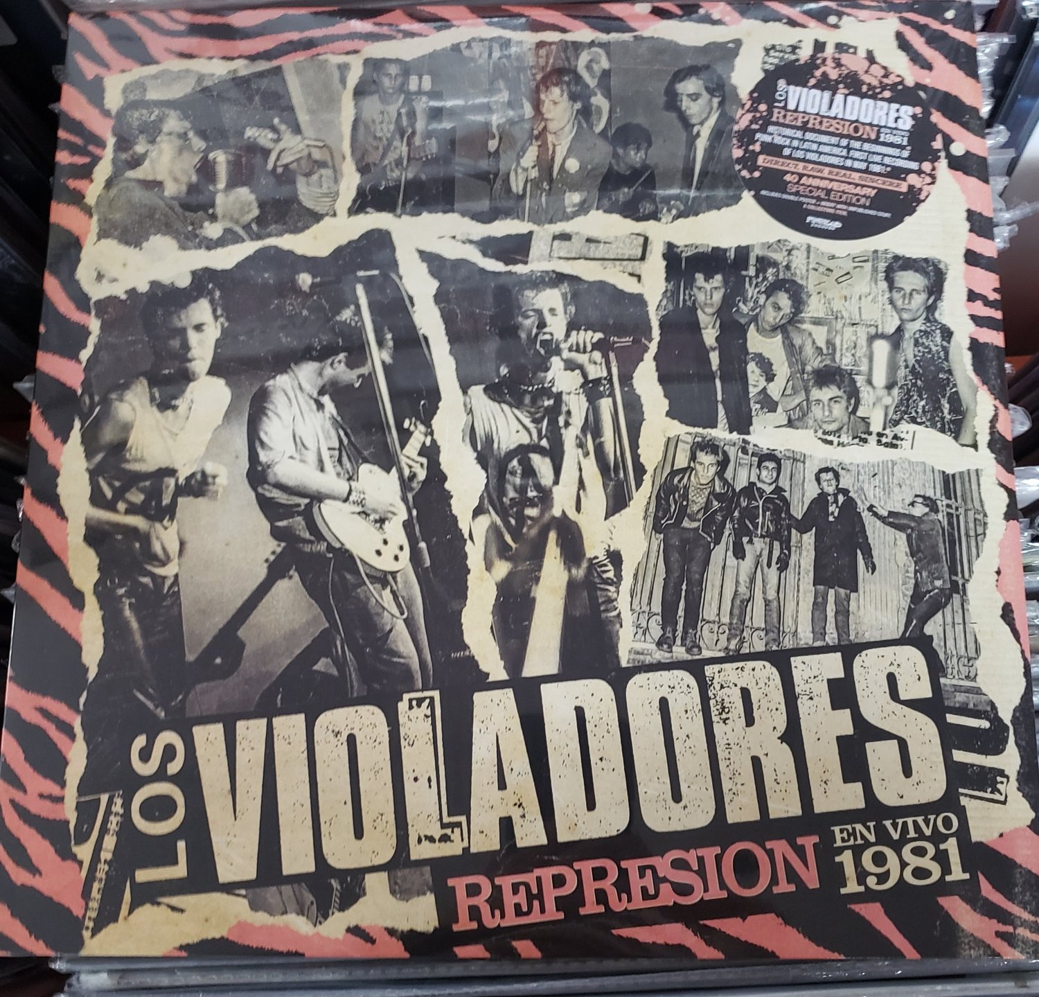 Image of Los Violadores - "Represion En Vivo 1981" Lp 