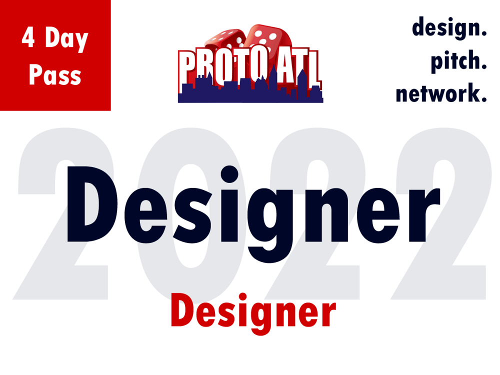 Image of Designer Badge - 4 Day