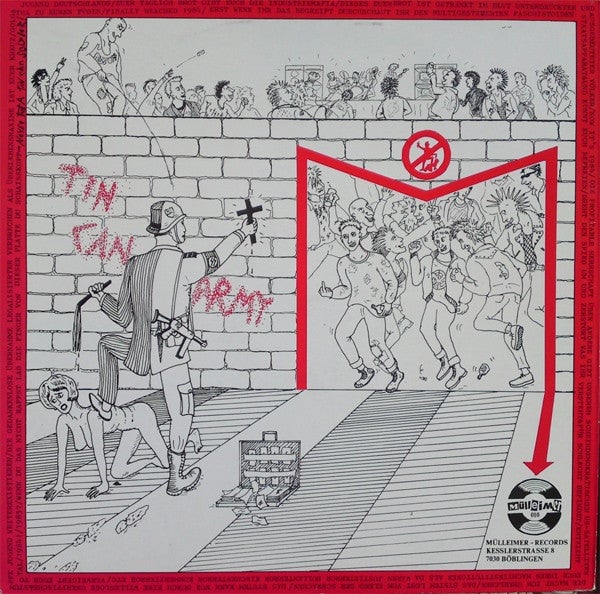 Image of MANIACS / TIN CAN ARMY - split Lp