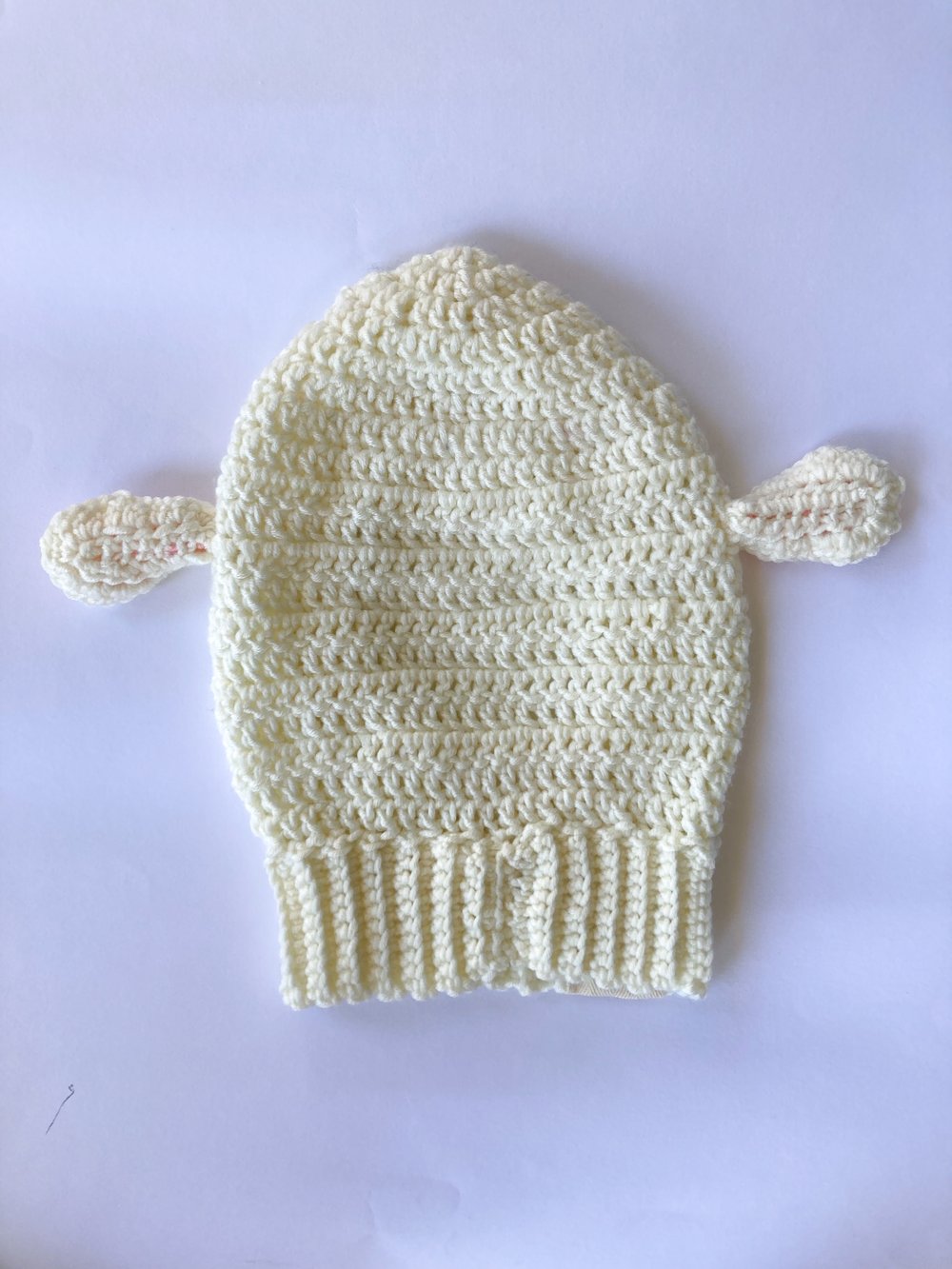 Cream Lamb Balaclava