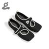 Square-toe Maryjane Shoes"Bend Road"