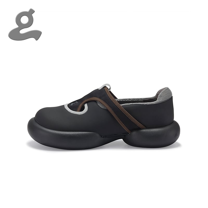 Image of Black Platform Shoes"Crossing"
