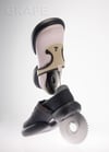 Black Platform Shoes"Crossing"